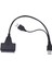 Ξ Ny Ue Zhang 2x USB 2.0 - Ide Sata S-2.5/3.5 Inç Adaptör Hdd/ssd Dizüstü Bilgisayar Sabit Disk Sürücüsü Dönüştürücü Kablosu (Yurt Dışından) 1