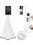 Ξ Ny Ue Zhang Evrensel Dj Işığı Hoparlör Standı Kapağı Çift Taraflı Tripod Standı Etek Scrim Kapak Gerilebilir Malzeme, 4 Adet (Yurt Dışından) 4