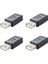Ξ Ny Ue Zhang 4x Siyah USB 2.0 Tip A Dişi - Mikro USB B Dişi Adaptör Fişi Dönüştürücü (Yurt Dışından) 2