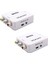 Ξ Ny Ue Zhang 2x VGA Av Mini Dönüştürücü Ölçekleyici Adaptör Desteği 1080P VGA2AV Dönüştürücü Pc'den Tv'ye Hd Bilgisayardan Tv'ye (Yurt Dışından) 2