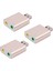 Ξ Ny Ue Zhang 3x USB Ses Kartı 7.1 Harici USB Jack 3.5mm Kulaklık Adaptörü Stereo Ses Mikrofon Ses Kartı Pc Bilgisayar Dizüstü Bilgisayar Için (Yurt Dışından) 1