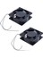 Ξ Ny Ue Zhang 2x Ac 220V-240V0.14A Fırçasız Soğutucu Soğutma Fanı 120MM x 120MM X38MM (Yurt Dışından) 1