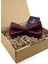 Bordo Kendinden Desen Papyon P1769 1