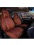 Fiat Egea Cross Uyumlu Lüks Yarı Deri Oto Koltuk Kılıfı Ön-Arka Set Max Seri Tarçın 1