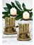 Şamdan Mumluk Dekoratif Mumluk Tealight Mumluk Model 39 Ikili Mumluk 4
