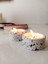 Abad Hanmade Terrazzo 2'li Dekoratif Tealight Mumluk 2