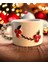El Yapımı Seramik Çay Kahve Kupası Yeni Yıl Yılbaşı Noel Çay Kahve Fincanı Yılbaşı Kokinası 2