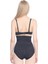 Siyah 2028 Dantelli Yüksek Bel Slip Korse 2