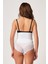 Beyaz 2945 Tül Karyokalı Slip Lazer Korse 2