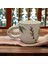 Ponsetya Ceramic & Lilies Atelier Yılbaşı Göz Kırpan Geyik Yüzü Desen 24KGOLD El Yapımı Mug Kupa 240ML 2