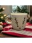 Ponsetya Ceramic & Lilies Atelier Yılbaşı Göz Kırpan Geyik Yüzü Desen 24KGOLD El Yapımı Mug Kupa 240ML 3
