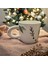 Ponsetya Ceramic & Lilies Atelier Yılbaşı Göz Kırpan Geyik Yüzü Desen 24KGOLD El Yapımı Mug Kupa 240ML 5