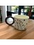 Ponsetya Ceramic & Lilies Atelier Kahverengi Bohem Dal Desen Puantiyeli El Yapımı Mug Kupa 260 ml 1