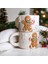 Ponsetya Ceramic & Lilies Atelier Yılbaşı Kurabiye Adam Gingerbread Man 24KGOLD El Yapımı Mug Kupa 260ML 4