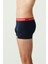 Erkek Lacivert 3'lü Boxer 80253 1