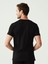 Erkek Battal Siyah 2'li Yuvarlak Yaka T-Shirt 90002 4