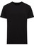 Erkek Battal Siyah 2'li Yuvarlak Yaka T-Shirt 90002 5