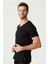 Erkek Siyah 2'Li T-Shirt 80199 3