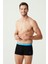 Erkek Siyah 3'lü Boxer 80253 1