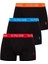 Erkek Siyah 3'lü Boxer 80253 4