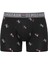 Erkek Modal Bordo Siyah Baskılı 2'li Boxer 80487 2