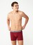 Erkek Modal Bordo Siyah Baskılı 2'li Boxer 80487 5