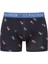 Erkek Modal Indigo - Lacivert Baskılı 2'li Boxer 80487 3