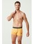 Erkek 3'lü Boxer Saks Lacivert Sarı 80178 3