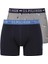 Erkek Modal Gri Baskılı Lacivert 2'li Boxer 80487 1