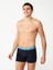 Erkek Modal Gri Baskılı Lacivert 2'li Boxer 80487 4