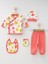 Meyve Sebze Desenli 5'li Bebe Set 6256 1