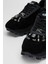 Kadın Siyah Süet Deri Sneakers & Spor Ayakkabı 1011 6187 Bn Ayk SK23/24 3
