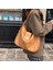 Yağ Mumu Deri Niş Tasarım Kadın Kore Çok Yönlü Omuz Büyük Kapasiteli Crossbody Çanta (Yurt Dışından) 5