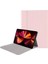 Xiaomi Redmi Pad Se 11 Inch ile Uyumlu Bluetooth Klavye ve Mouse+ Standlı Kılıf - Bkk6 Pembe 1