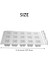 15 Kaviteler Mini Kare Mum Kalıp Dıy El Yapımı Silikon Mum Yapımı Kokulu 3D Reçine Kek Bakeware (Yurt Dışından) 4
