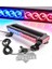Mıknatıslı Tepe Çakar Lamba Çift Taraflı 30 LED Mavi-Kırmızı 7 Modlü 12V 24V 40 cm 1