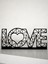 Love Metal Masa Süsü - Biblo - Siyah 2