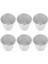 6 Adet Yapışmaz Bireysel Tumblers Popovers Çikolata Erimiş Puding Bardak Ahududu Kalıbı (Yurt Dışından) 3