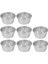 8 Parça Bireysel Puding Bardak Mini Çikolata Erimiş Tavalar Yapışmaz Cupcake Kek Kurabiye Puding Kalıbı (Yurt Dışından) 5