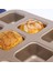 12 Bardak Kare Mini Ekmek Burger Muffin Kek Kalıbı Ev Yapışmaz Fırın Tepsisi Fırın Tepsileri Pasta Aracı (Altın) (Yurt Dışından) 5
