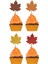 36 Pcs Glitter Akçaağaç Yaprağı Cupcake Toppers Güz Tema Cupcake Seçtikleri Hasat Parti Kek Süslemeleri Malzemeleri Karışık Renkler (Yurt Dışından) 5