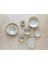 Fiore New Bone China Tatlı Tabağı Gri 4