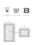 Yıkanabilir Kaymaz Pamuk Dokuma Taban Gri Iskandinav Desenli 60X100-50X60 2'li Banyo Paspası 26 3