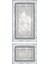 Yıkanabilir Kaymaz Pamuk Dokuma Taban Renkli Çerçeve Desenli 60X100-50X60 2'li Banyo Paspası 32 1