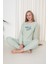Fwn 4006 Interlok Kışlık Bulut Desenli Kadın Pijama Takımı 2