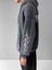 Oversize Hell Of Fire Baskılı Hoodie Antrasit 3