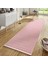 Serenityspace Kaymaz Taban, Yıkanabilir, Katlanabilir, Nefes Alabilir, Pamuk Dokuma Dekoratif Pembe Homesteadart Rugs Kilim 3