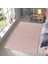 Serenityspace Kaymaz Taban, Yıkanabilir, Katlanabilir, Nefes Alabilir, Pamuk Dokuma Dekoratif Pembe Homesteadart Rugs Kilim 1