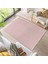Serenityspace Kaymaz Taban, Yıkanabilir, Katlanabilir, Nefes Alabilir, Pamuk Dokuma Dekoratif Pembe Homesteadart Rugs Kilim 3