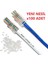 Yeni Nesil Delikli Cat6 Ez RJ45 Konnektör UTP Jack 100 Adet 2